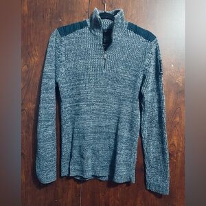 Calvin Klein Jeans Gray Zip-Up Sweater